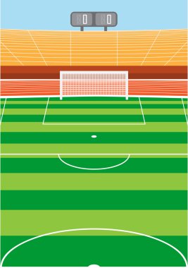 Soccer stadium clipart