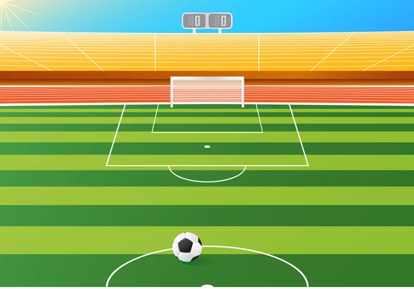 Fodbold stadion – Stock-vektor