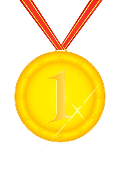 Gold medal — Stock Vector