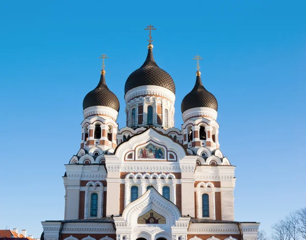 亚历山大 · 涅夫斯基大教堂在 talllinn — 图库照片