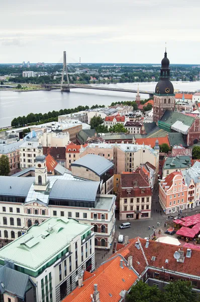 Blick auf die Altstadt von Riga, Lettland Stockbild
