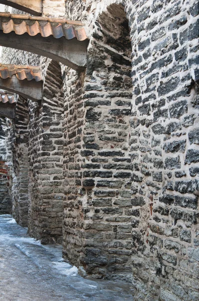Fortificação antiga, de perto — Fotografia de Stock