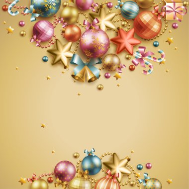 Christmas vintage background. clipart