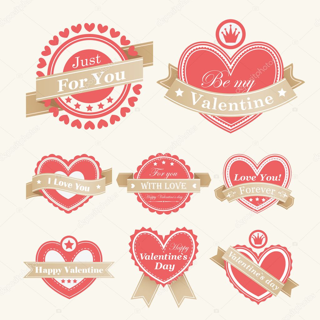 Valentines Day Labels