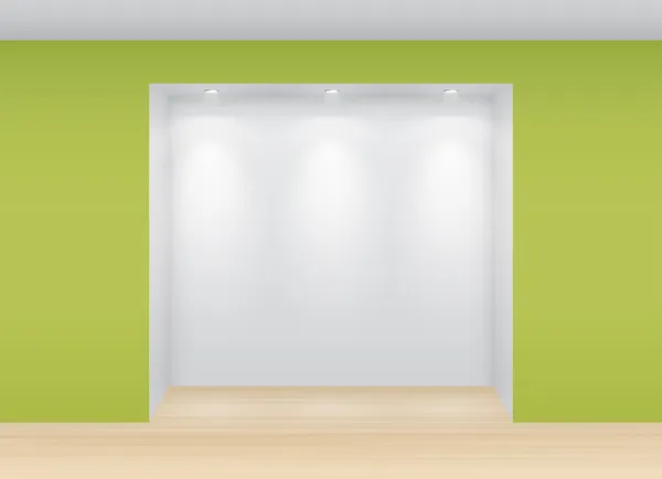 Galerie Innenraum — Stockvektor