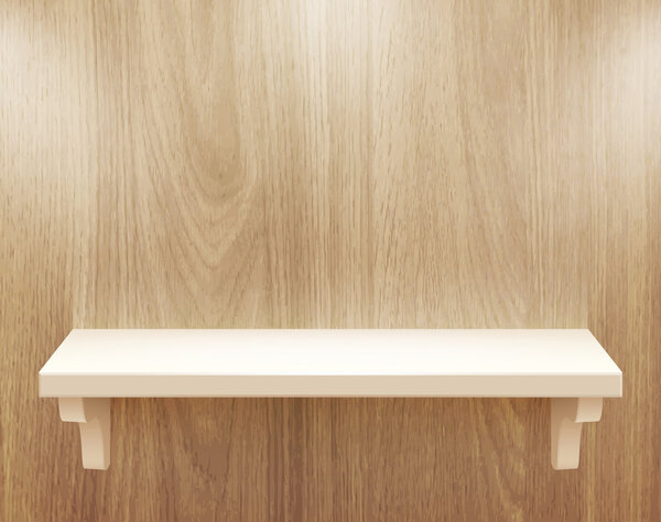 изолированная пустая полка для выставки
