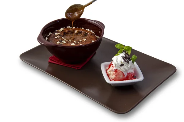 Kremówki czekolada — Zdjęcie stockowe