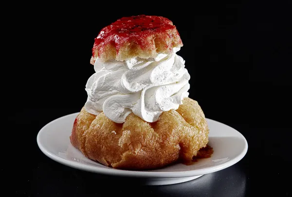 Stock image Rum baba cake