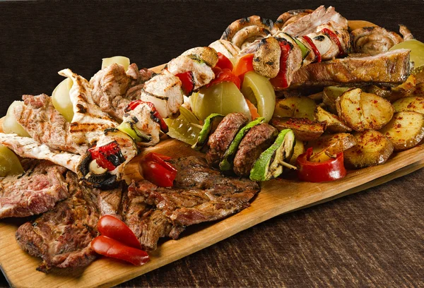 Rustic tray — Stock Image Rustic tray Royalty Free Stock Photos