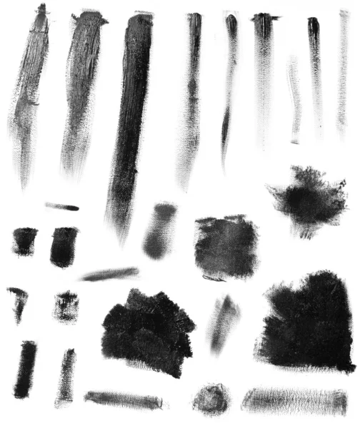 stock image Assorted Brush Stokes on a canvas background