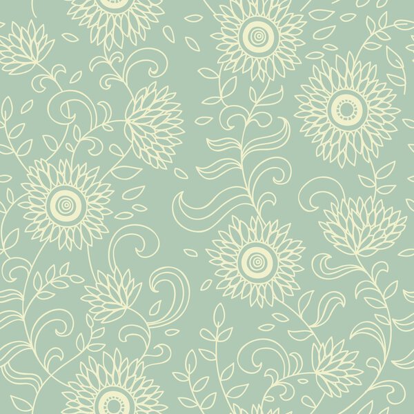 Light floral vintage seamless pattern for retro wallpapers