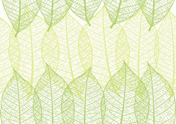 Seamless vector texture with leaves — Stock Vector