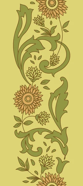 Яскравий квітковий безшовний візерунок — стоковий вектор