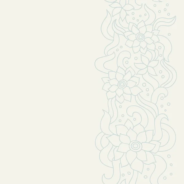 가벼운 꽃 원활한 패턴 — 스톡 벡터