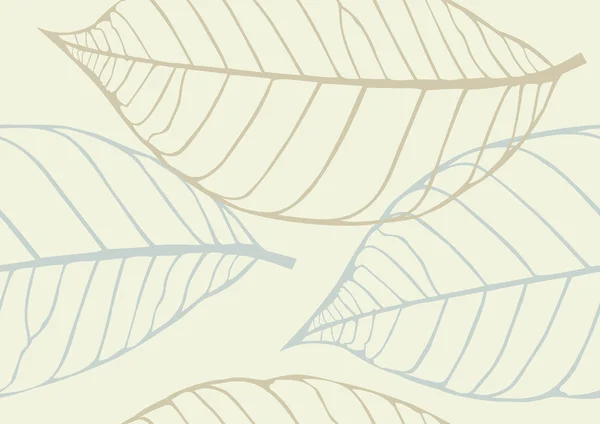 Άνευ ραφής διάνυσμα υφή με φύλλα — Διανυσματικό Αρχείο
