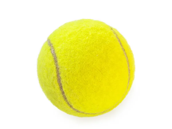 Tennis boll på vit bakgrund — Stockfoto