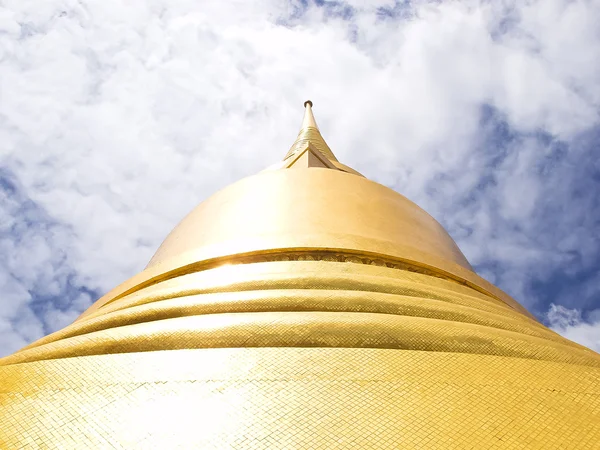 stock image Golden pagoda inside emerald temple, thailand.