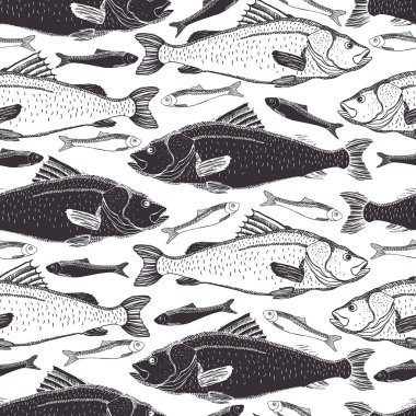 Fish background clipart