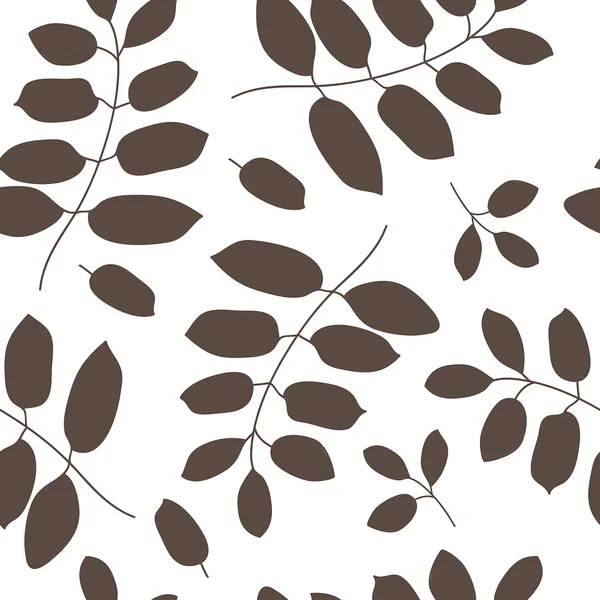 Dark leaves background — Stock Vector