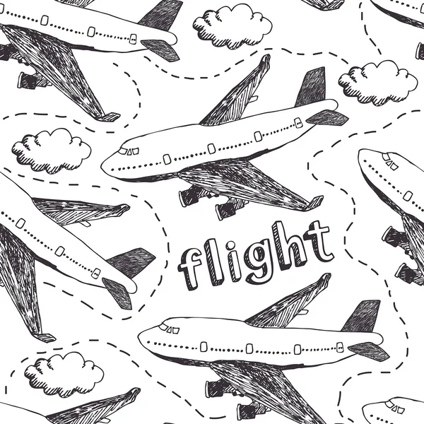 Flight pattern — Stock Vector