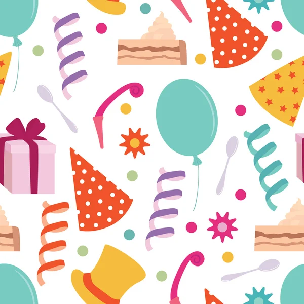 Happy birthday party arka plan — Stok Vektör