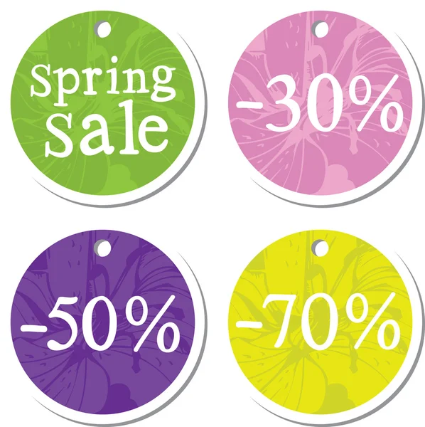 Spring sale — Stock Vector