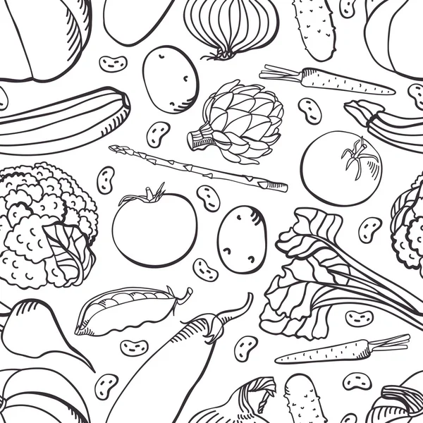 Modèle de légumes — Image vectorielle