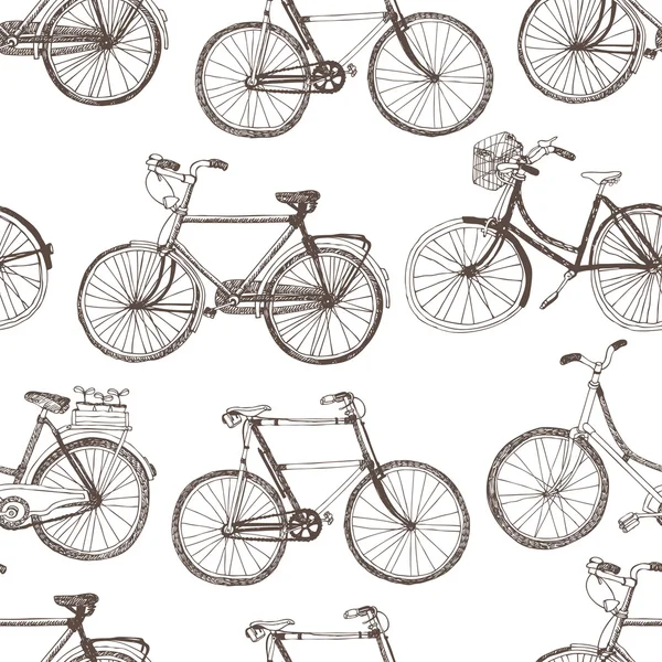 ビンテージ自転車背景 — ストックベクタ