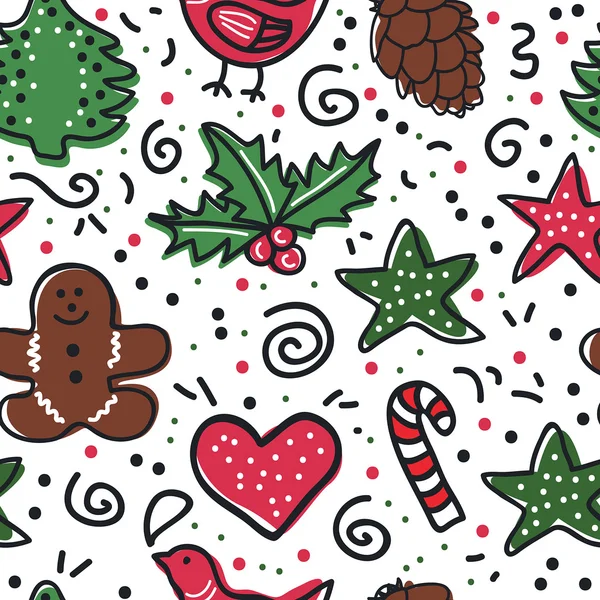 Christmas baking background Vector Art Stock Images | Depositphotos