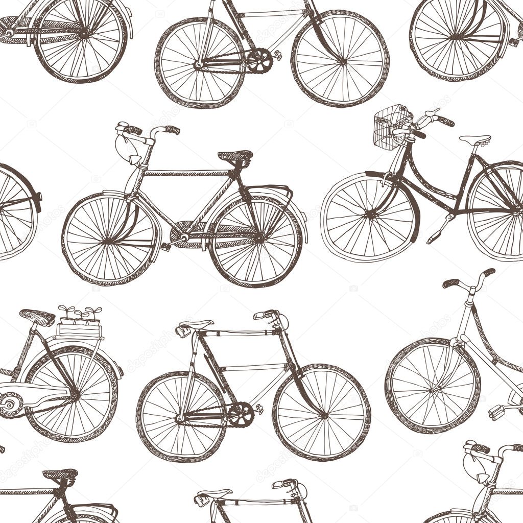 Vintage bicycle background