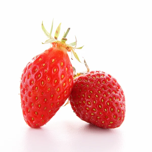 Fragola isolata — Foto Stock