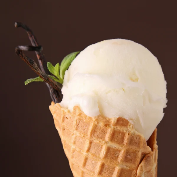 원추형 아이스크림 — 스톡 사진