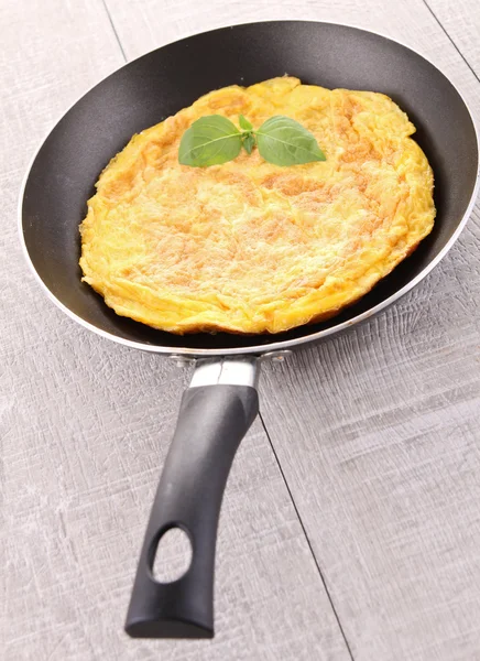 stock image Omelette in pan