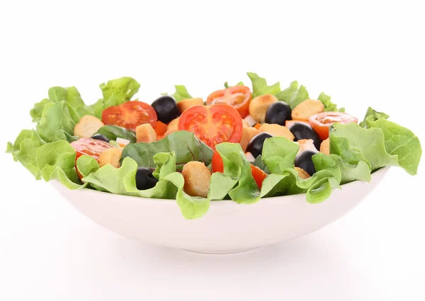 Geïsoleerde gemengde salade — Stockfoto