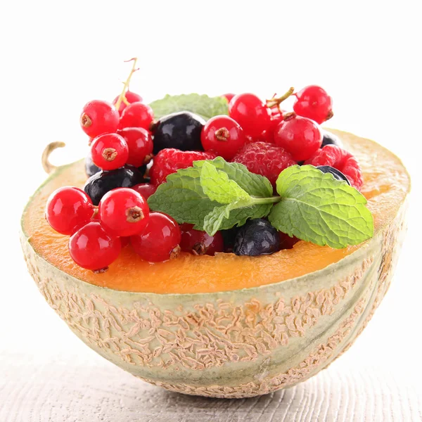 멜론과 딸기 과일 — 스톡 사진