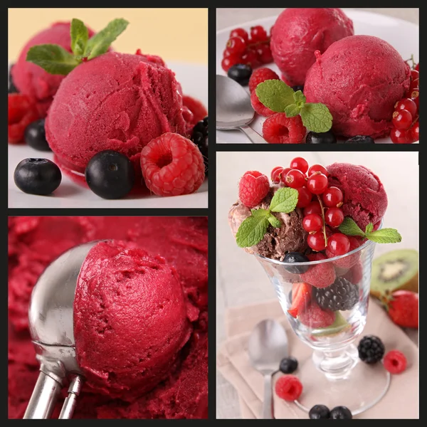 stock image Blueberry ice cream