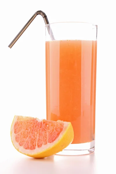 Келих грейпфрутового соку — стокове фото