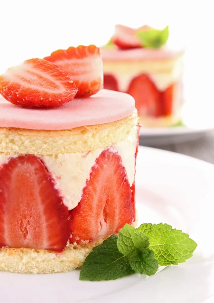 Strawberry shortcake — Stock Photo, Image