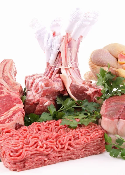 Sortiment de carne — Fotografie, imagine de stoc
