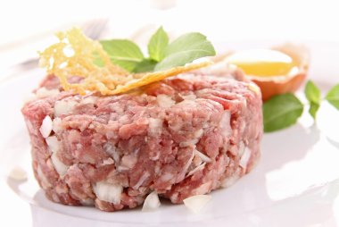 Steak tartare clipart