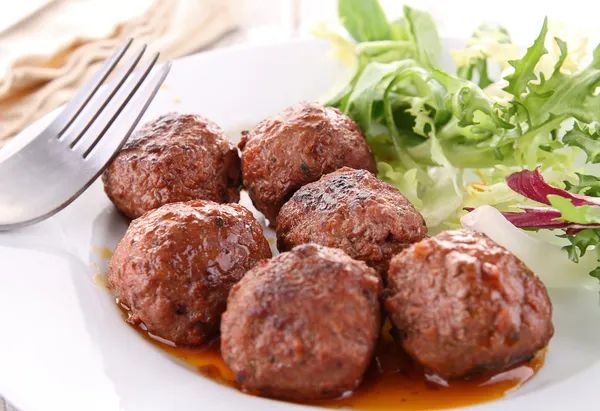 Grilled meatballs — Stock Photo, Image