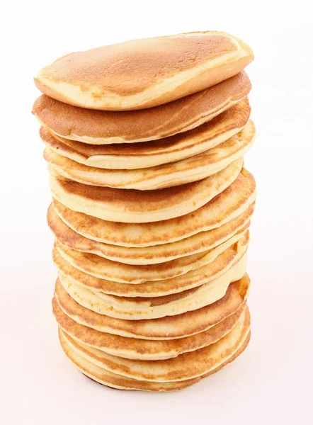 Pila isolata di pancake — Foto Stock