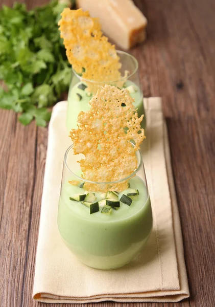 Zucchini and parmesan — Stock Photo, Image