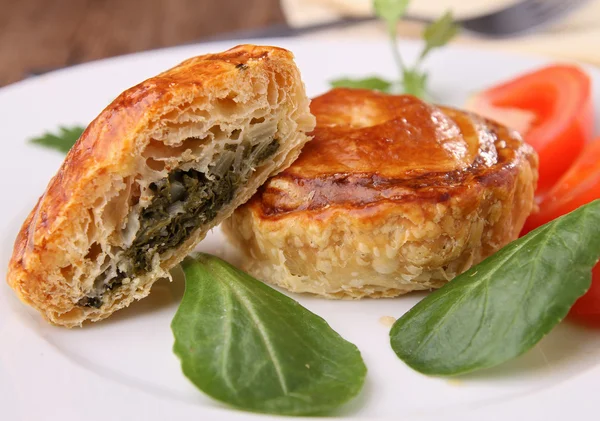 Spinach puff — Stock Photo, Image
