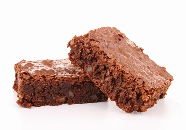 Isolerade brownies — Stockfoto