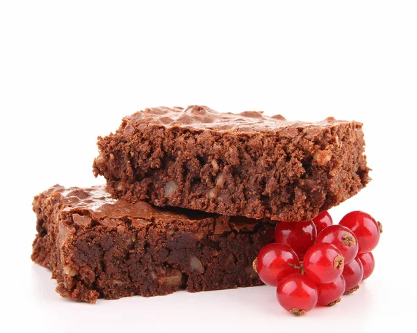 Isolated brownies — Stock Photo, Image