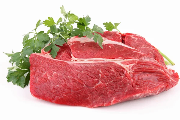 Isolated piece of beef — Stock Photo, Image