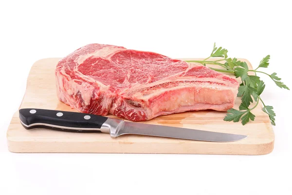 Ізольована ребра яловичини — стокове фото
