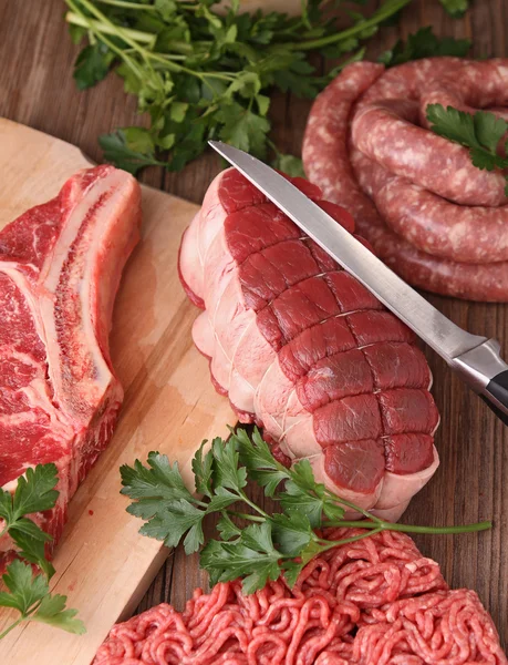 Wyśmienity, surowego mięsa — Zdjęcie stockowe