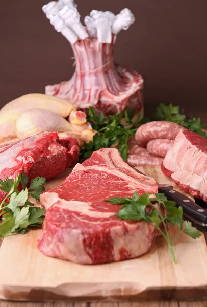 Carnes em bruto — Fotografia de Stock
